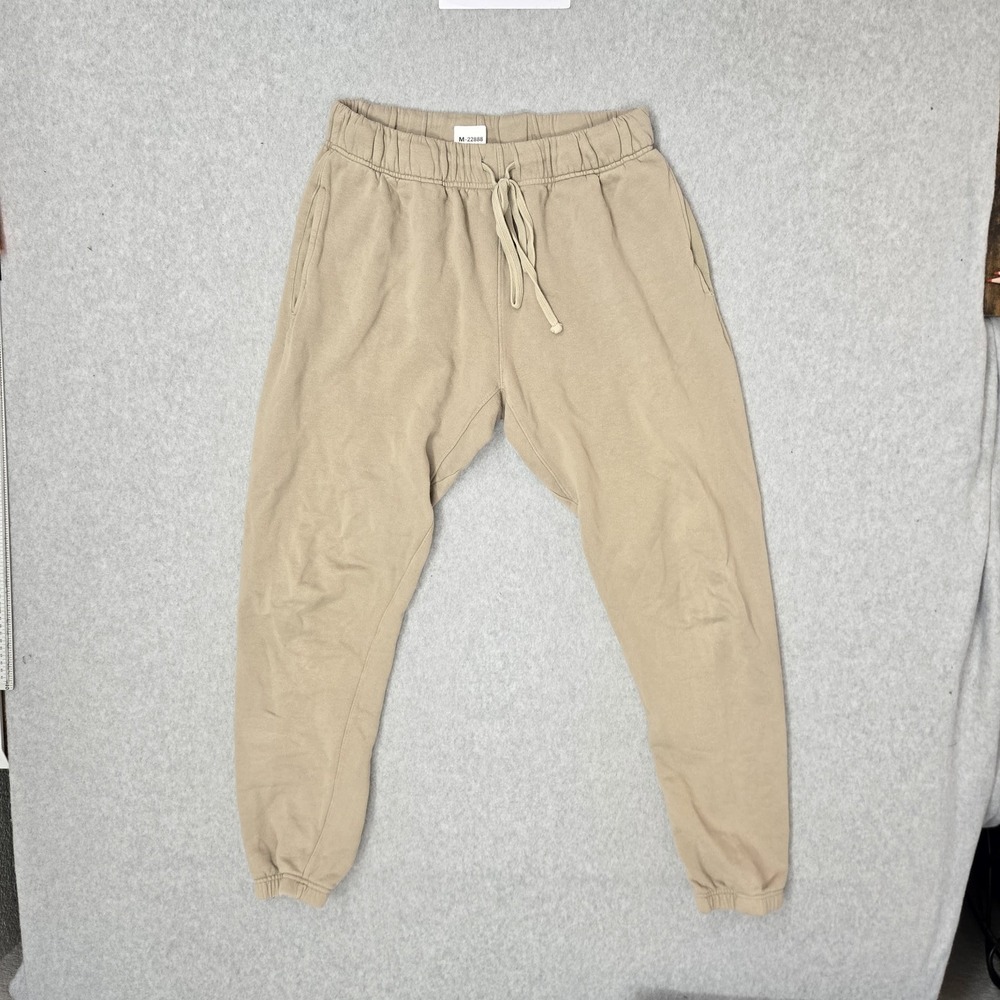 MNML Brand Activewear Pants L Beige Every Day Joggers 28" Inseam